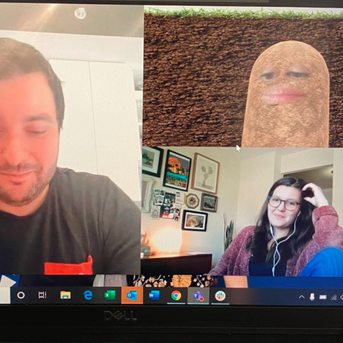 Boss Turns Herself Into A Potato On Work Live Stream Meeting & Can’t Turn It Off