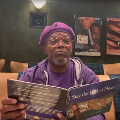 Samuel L Jackson Reads A Book Called ‘Stay The F--- At Home!’, So We Best Do What He Says
