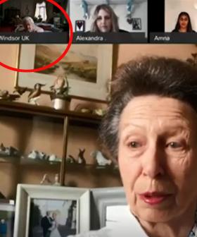 Princess Anne Teaches The Queen How To Use Zoom