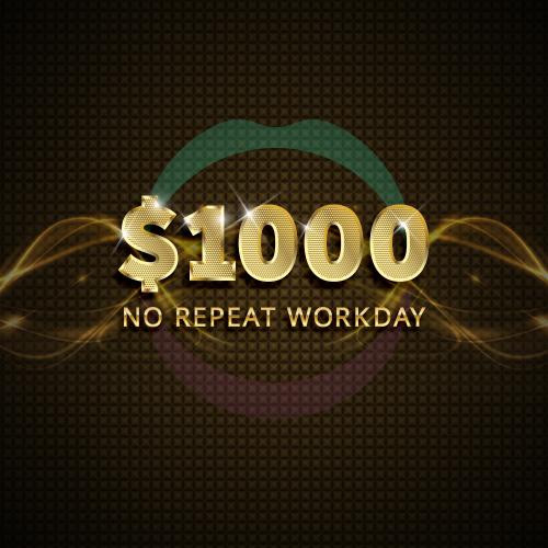 Mix106.3’s One Thousand Dollar Workday