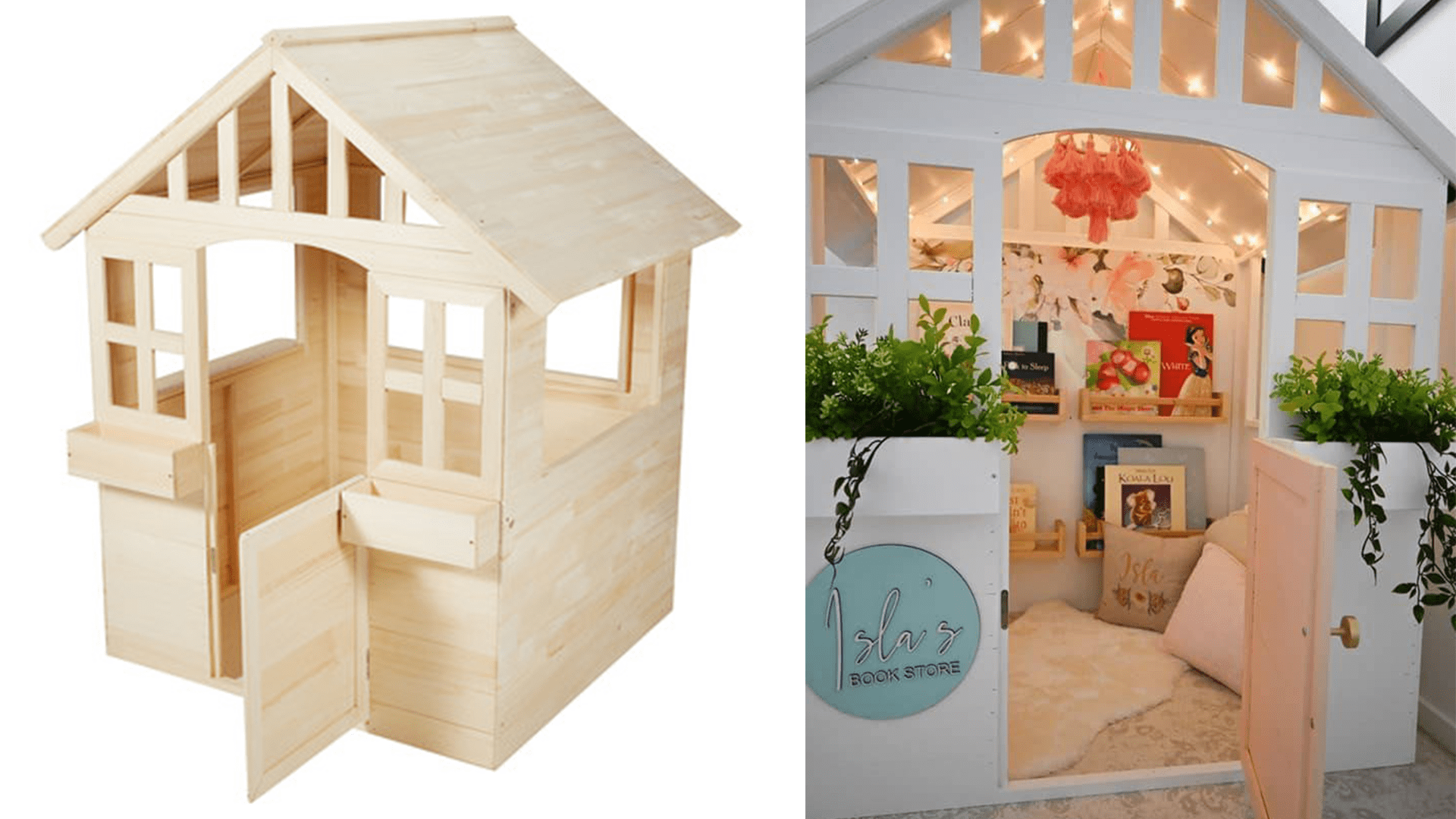 Mum Transforms Kmart Cubby House Into Beautiful 'Book