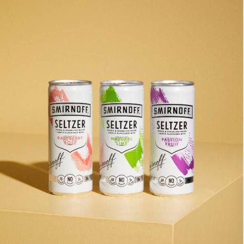 Smirnoff's Selling Summery Seltzers For Some Guilt-Free Boozin'
