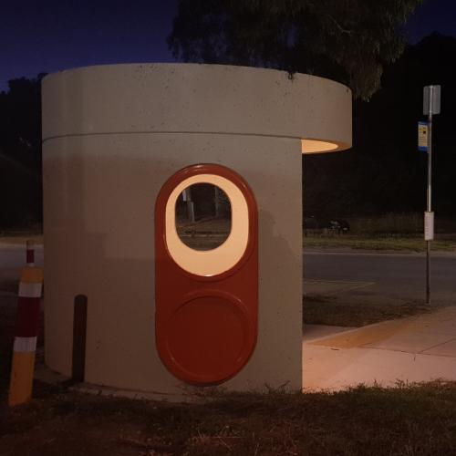 Canberra's bus stops given a lit makeover