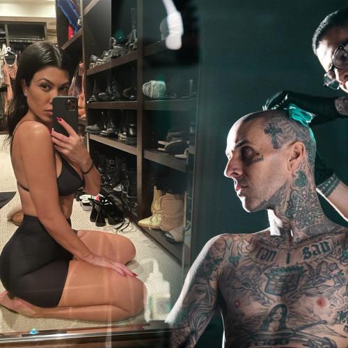 Umm Kourtney Kardashian & Travis Barker Are A Thing & I Hope They 'Stay Together For The Kids'