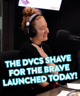 Kristen & Nige Launch the DVCS Shave for the Brave Campaign