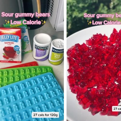 This TikTok Recipe of Super Easy Low Calorie Sour Gummy Bears Has Changed My Life