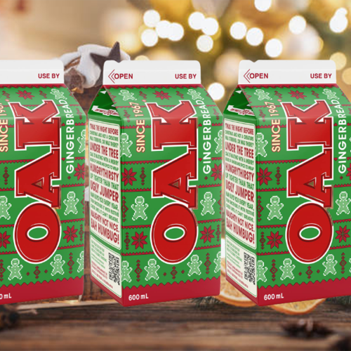 Ho Ho HOMG - Oak Has Dropped Gingerbread Flavoured Milk For The Festive Season