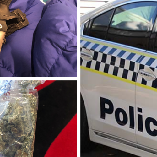 Woden man on bail allegedly caught with drugs and weapons