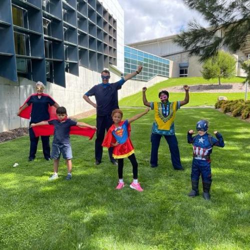 AIS Vax Hub given a Superhero makeover
