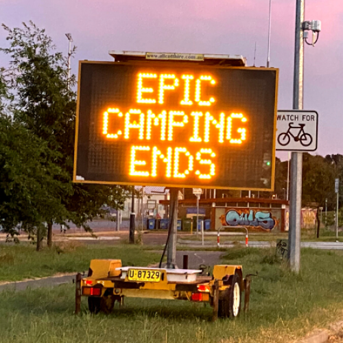 Most campers leave EPIC, hundreds remain tresspassing