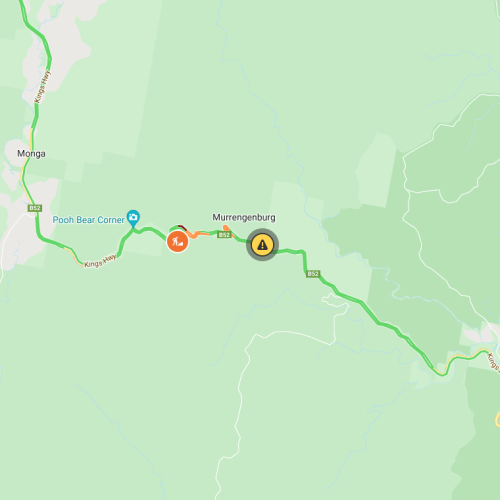 Landslide near Pooh's corner on Clyde Mountain