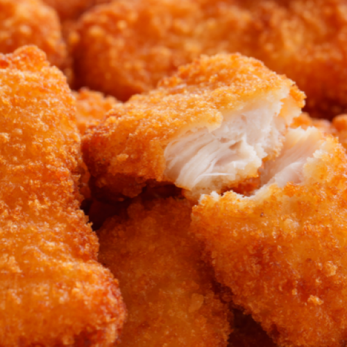 Nige prepares to break nugget eating world record