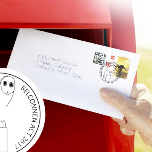 Belconnen's famous Owl will soon be stamped on your mail
