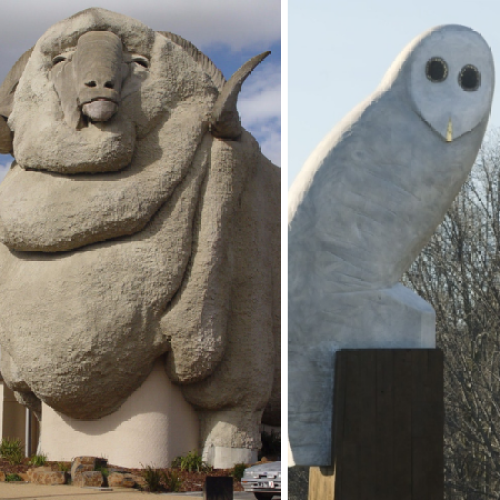 Belconnen's Owl features in the search for Australia's sh#test 'Big Thing'