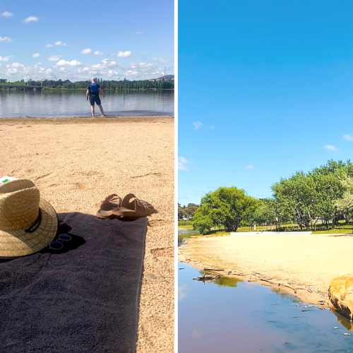 Welcome to Canberra's newest beach!