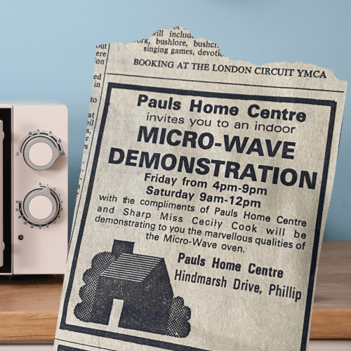 Remembering when the Microwave arrived in Canberra