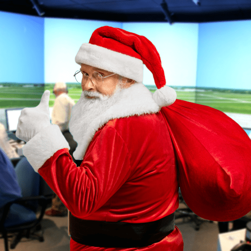 Santa makes a pre-Christmas visit to Canberra
