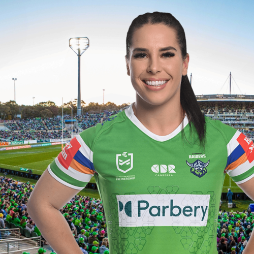 Raider Tara Reinke’s journey from Powerlifting to Pro Footy