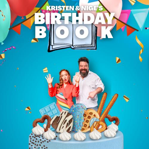 Kristen & Nige's Birthday Book with Cake Rice