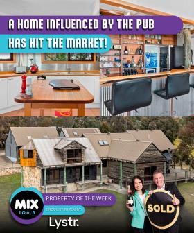 A HOME INFLUENCED BY THE PUB HAS HIT THE MARKET!
